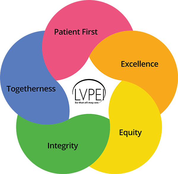 LVPEI values pentagon